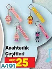 ANAHTARLIK ÇEŞİTLERİ